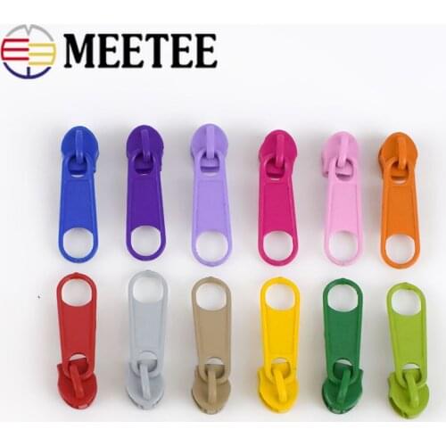 100Pcs Eco-friendly 3# Zipper Sliders For Nylon Zipper Bags Quilt Cover Zipper Head Pulls Zip Repair Kits DIY Sewing Accessories