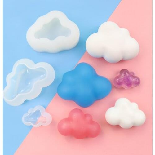 3D Stereoscopic Cloud Silicone Resin Casting Mold Christmas Mould Craft Tool DIY