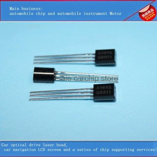 50Pcs/lot Big chip 2SA1015 A1015 TO-92 0.15A/50V PNP audio amplifier