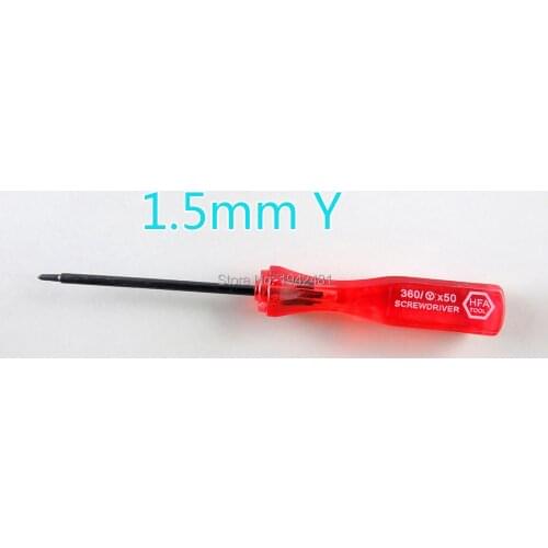6PCS FOR NS Switch Joy Con PSP GBA DS 3DS XL Tool 1.5MM Y Red Screwdriver Tri Wing screwdriver 1.5MM Y screw drive