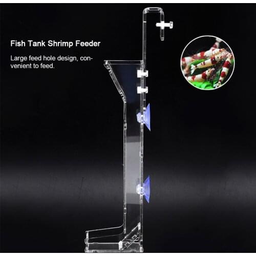 Fish Tanks Acrylic Fish Shrimp Food Sunken Feeder Granules Diet Feeding Tubes Fit For Sinker Crystal Shrimp Food And Fish Food