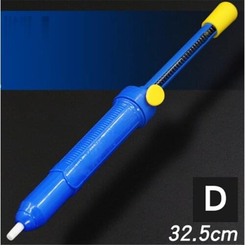 S-366D Antistatic Desoldering pump soft non-slip handle bicyclic double open suction tin tin suction gun suction Strong power