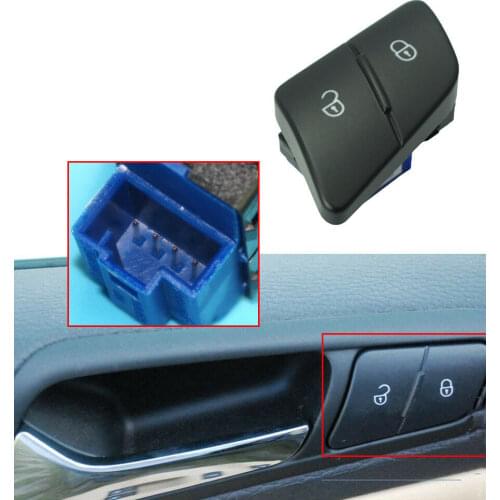 3C0962125B Car Accessories Power Control Door Lock Unlock Switch Button For Volkswagen PASSAT MAGOTAN 2006-2011
