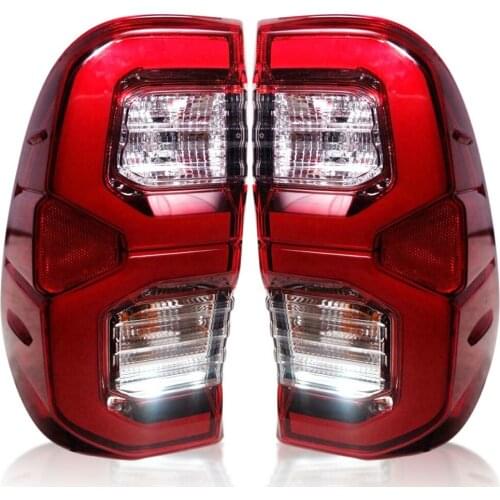 Car Styling for Toyota Hilux Tail Lights 2020 2021 Revo LED Tail Lamp Rocco LED TailLight DRL Brake Reverse auto Accessories