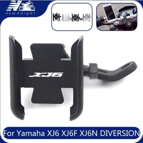 For Yamaha XJ6 XJ6F XJ6N DIVERSION Motorcycle Mobile Phone Holder GPS Navigator Rearview Mirror Handlebar Bracket Accessories