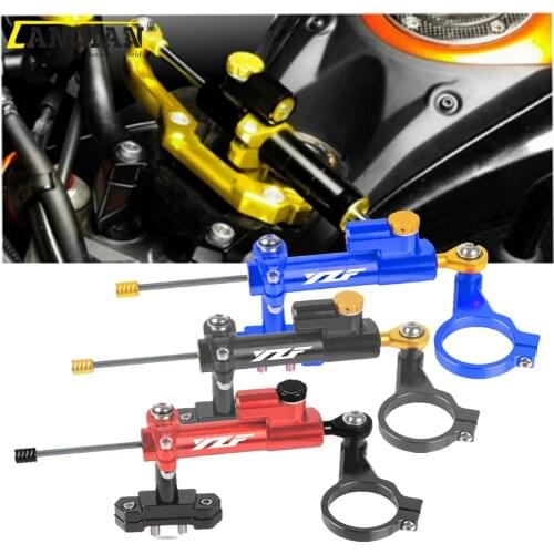 For Yamaha YZF R15 V3 2017 2018 2019 2020 Damper Steering StabilizerLinear Reversed Safety Control Motorcycle Parts with bracket