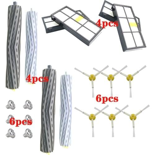 HEPA Filters & Brushes kit for iRobot Roomba 870 880 890 800 900 Series 860 990 960 980 Robot Vacuum Cleaner Parts Accessories