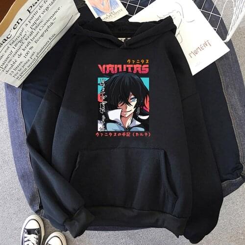 Vanitas No Carte Anime Hoodie Sweatshirts Women Aesthetic Kpop Winter Warm Streetwear Pullovers Thick Hoodie Kawaii Clothes Tops