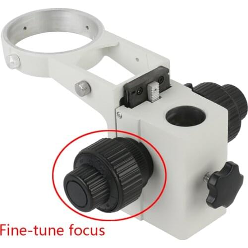 Install diameter 32mm Zoom Stereo Microscopes Adjustable 76mm Fine Adjustment Focusing Bracket Focusing Holder