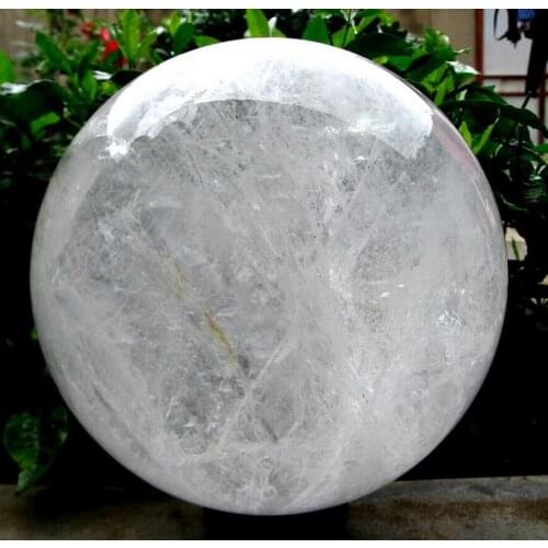 HUGE NATURALquartz crystal sphere ball healing