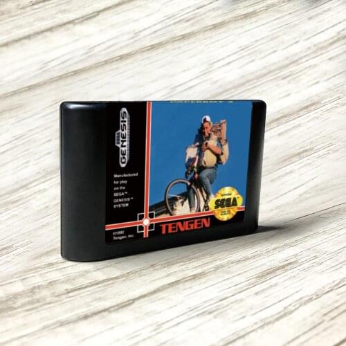 Paperboy 2 - USA Label Flashkit MD Electroless Gold PCB Card for Sega Genesis Megadrive Video Game Console