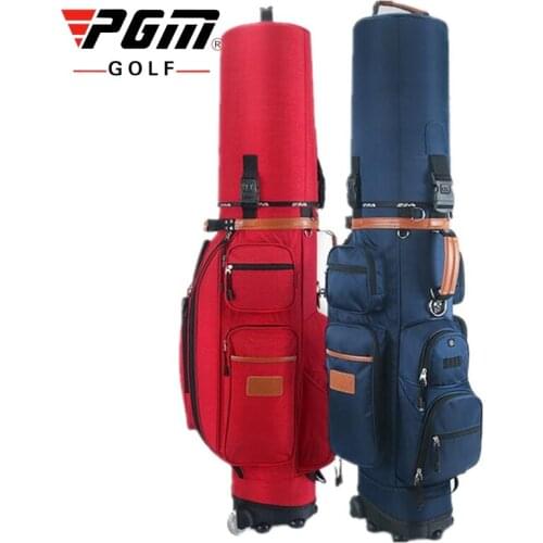 Pgm Multifunctional Golf Standard Ball Bag High Capacity Golf Cart Bag Staff Golf Bags With Wheels Staff Bag Cover Storage D0086
