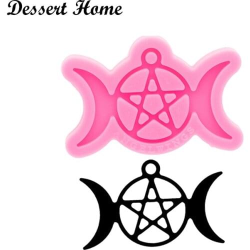 DY0749 Bright Stars and moon Resin Craft for Keychain, Silicone Molds, DIY Resin Epoxy Jewellery Making