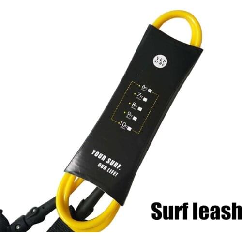 Straight Leash 6ft,7ft,8ft,9ft 7mm Surfboard Leash Yep.surf Super strong webbing Neoprene Strape