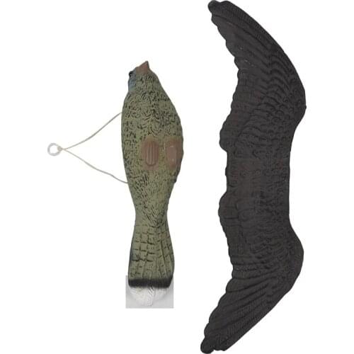 Realistic Flying Bird Hawk Pigeon Decoy Pest Control Garden Scarer Scarecrow Ornament