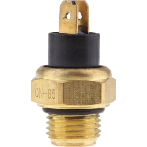 2 Pins 14mm Radiator Coolant Fan Temperature Sensor Water Temp Switch For 250cc 4 Wheeler Scooter Moped ATV Quad