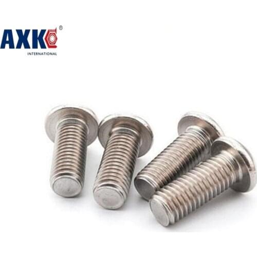 100pcs/lot M2x6 Mm M2*6 Yuan Cup Half Round Head 304 Stainless Steel Hex Socket Cap Screw Bolts