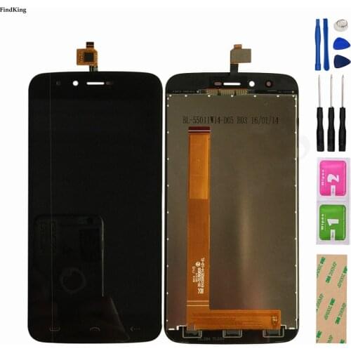 High Quality LCD Display For Homtom HT50 LCD Display Assembly Touch Screen Digitizer 5.5'' LCD Touch Screen For HT50