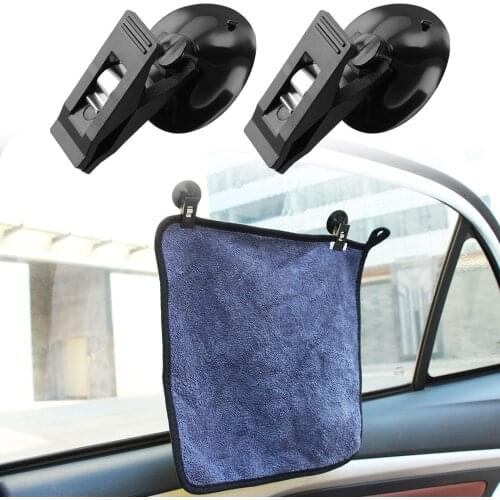 Car Interior Window Clip Mount Black Suction Cap Clip for nissan qashqai j10 j11 juke x trail t32 for honda civic CRV Abarth