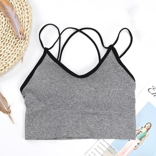 Girls Womens Tube Top Sexy Underwear Fashion Sports Tops Solid Summer Camisoles Felmale Intimates Bralette Comfortable Corset