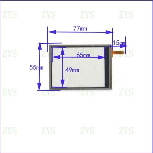 ZhiYuSun A2432C 77*55mm TestedTouch Panel Digitizer 77*55 for Car DVD this is compatible