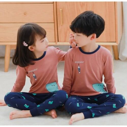 Winter Kids Pajamas Sleepwear Big Boys Girls Pyjamas Sets Nightwear Homewear Toddler Clothes Garcon Suits