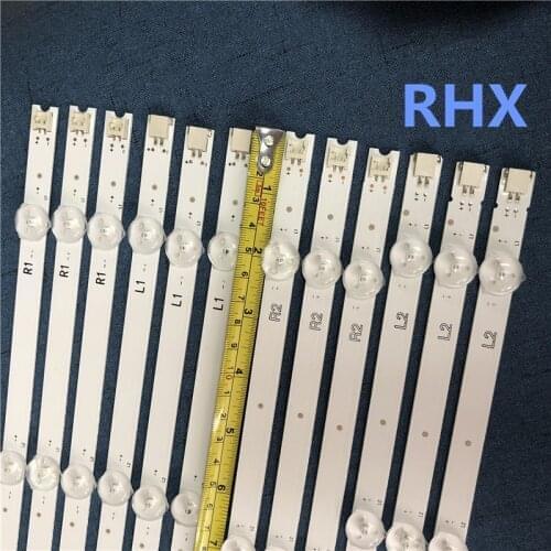 12piece/lot 55" V14 DRT REV0.0 1 R1 L1 R2 L2 Type LED backlight strip for 55PFT6309 6916L-1447A 1448A 1449A 1450A