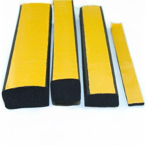 5M 2 3 5 10mm EPDM Self Adhesive Foam Sealing Tape Strip EPDM foaming square strip
