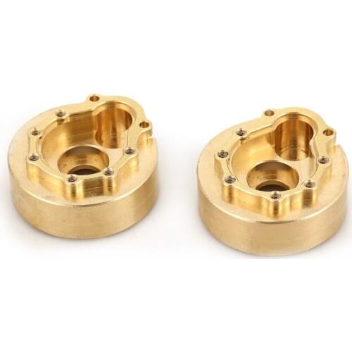 2pcs 212g Brass Counterweight Balance Axle Weight Portal Drive Housing for RC Off-road Crawler Traxxas TRX-4 Car