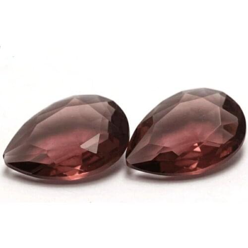 50pcs Rhodolite Color Pear Shape AAAAA 2*3mm-8*10mm Cubic Zirconia Stone