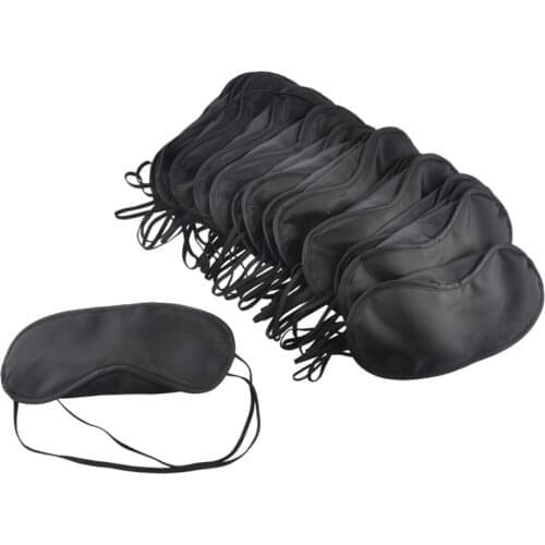 50Pcs Polyester Blackout And Breathable Eye Mask Sleep Rest Fatigue Mitigation Game Expansion Team Building Travel Eye Mask