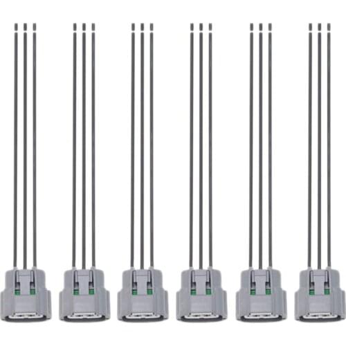 6Pcs Ignition Coil Harness Connector Wiring Fits for Nissan Altima Sentra X-Trail