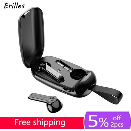 TWS Wireless Bluetooth Headphones Hifi Headset Mini Earbuds Waterproof Steoro Earphone with Microphone