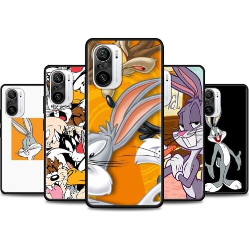 Phone Case For Xiaomi Redmi Note 10 9 9S 8 9T 8T Cover For redmi 9 9A 9C 9T K40 Pro Plus Shell Funny Cartoon Crazy Rabbit