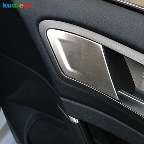 For VW For Volkwagen Golf 7 MK7 2013-2015 2016 2017 2018 Stainless Steel Interior Door Handle Bowl Cover Trim Car Accessories