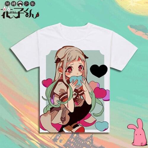 Anime Toilet-Bound Jibaku Shounen Hanako Kun Nene Yashiro T-Shirt New Anime Summer Men Women Cosplay Short Sleeve T shirt