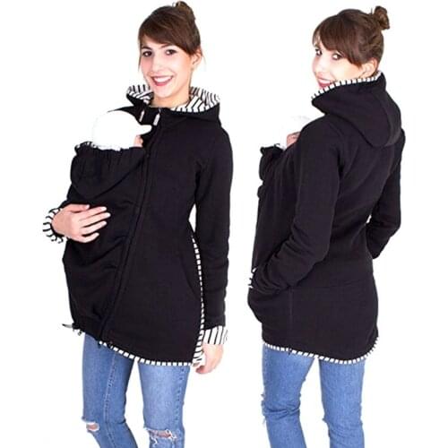Luckyqiang Fashion Maternity Hoodie
