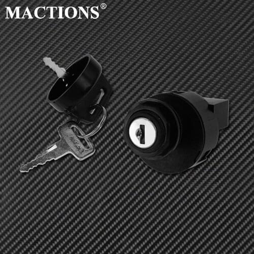 Motorcycle 6-pin Plug Ingnition Key Switch Black For Polaris Sportsman 500 2000 2001 For ATV For Scooter For Bicycle