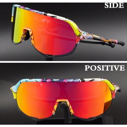 Polarized 5 lenses mens and womens cycling glasses Mtb road bike sunglasses outdoor sports running cycling gogglesmyopia frame