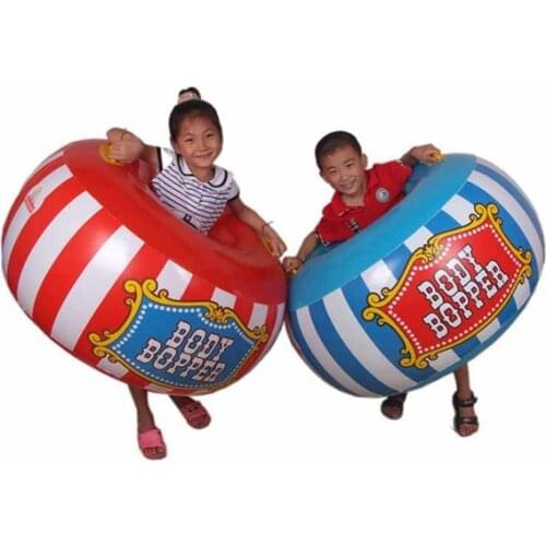 Inflatable Body Bucket Bumper Ball Sumo Bumper Bopper Children Outdoor Activity Sport Games Beach Sport Ball Toys 2019 Summer