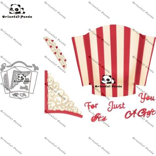 New Dies 2020 In the Garden Lily Metal French Fry Box Dies diy Dies photo album cutting dies Scrapbooking Stencil Die new 2021