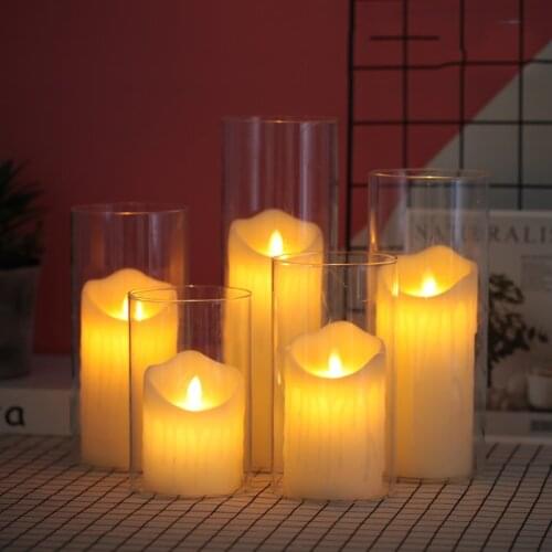 28cm Candle Holder Glass Cover Transparent Container Terrarium Cover For Candlestick Home Wedding Holiday Decoration Candle