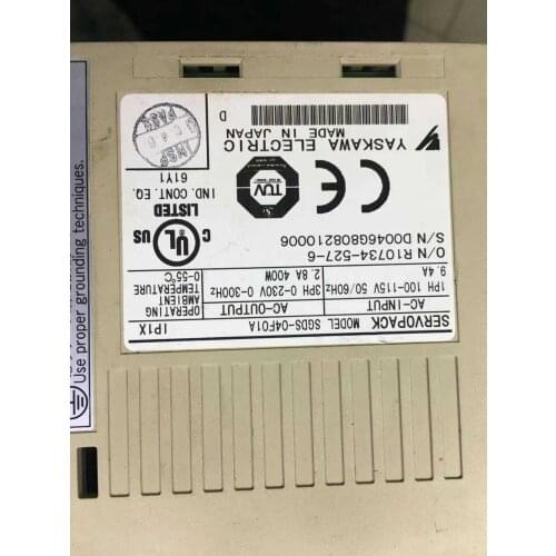 Servo SGDS-04F01A , used ,90% appearence new , 3 months warranty , in stock