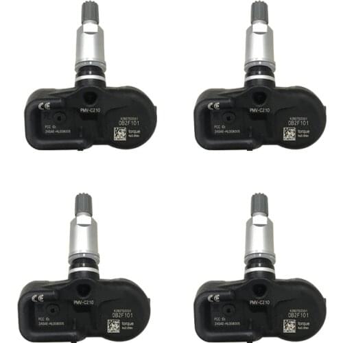4PCS 42607-02030 42607-02031 PMV-C210 TPMS Sensor 433MHZ Tire Pressure Monitoring System For Toyota Avensis Auris RAV4 Yaris