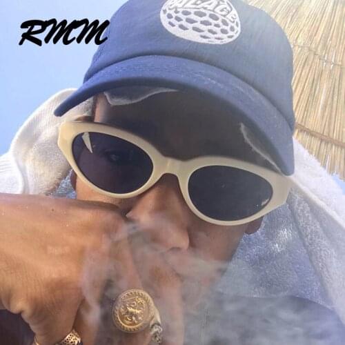 RMM hip hop Cateye Sunglasses unisex Vintage Hollow Glasses women men Retro Cat eye Sun glasses Female Eyewear