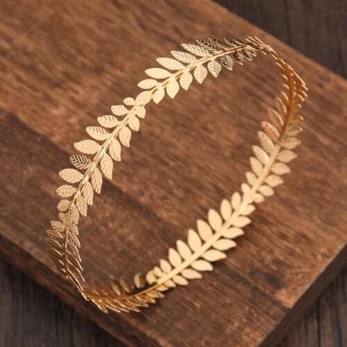 Gold Tiaras And Crowns Leaves Round Queen Princess Diadems Kings Crown Wedding Bride Hair Accessories Women Jewelry Headbands