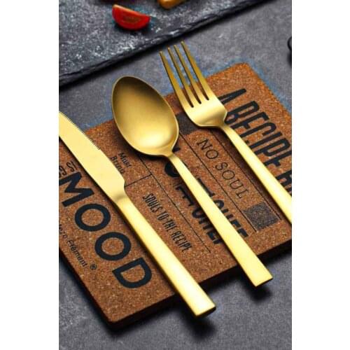 Odion 5135 Irena Fork Spoon Flatware set Gold 36 Piece