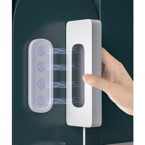 1pcs Punch Free Magnetic Sticker Holder For Socket Wall Fixer Power Strip Holders Socket Router Wall Holder Shelf Home Organizer