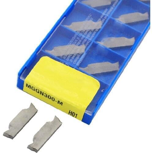20PCS MGGN300 M H01 Carbide Insert High quality Grooving turning tool processing lather Cutting Alloy Blade for Aluminum