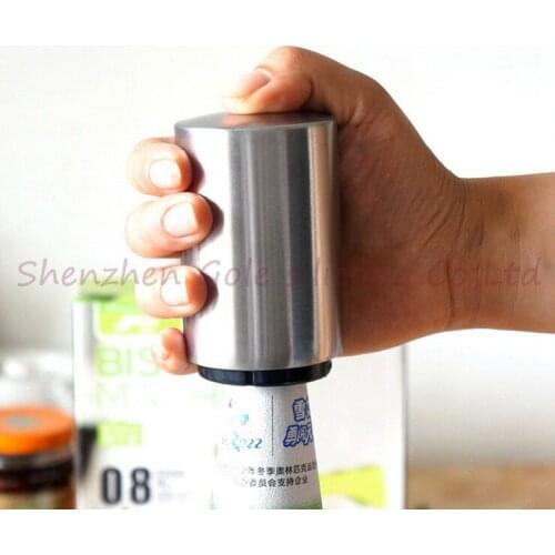 200pcs/lot Beer Bottle Opener Automatic Stainless Steel Beer Juice Drinking Bottle Opener support printing LOGO